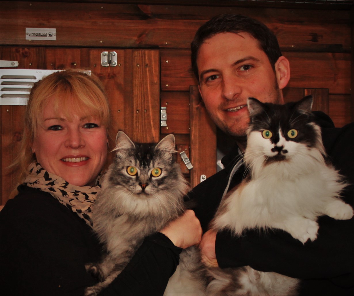 Helena and David King of Hickstead Lodge Cattery